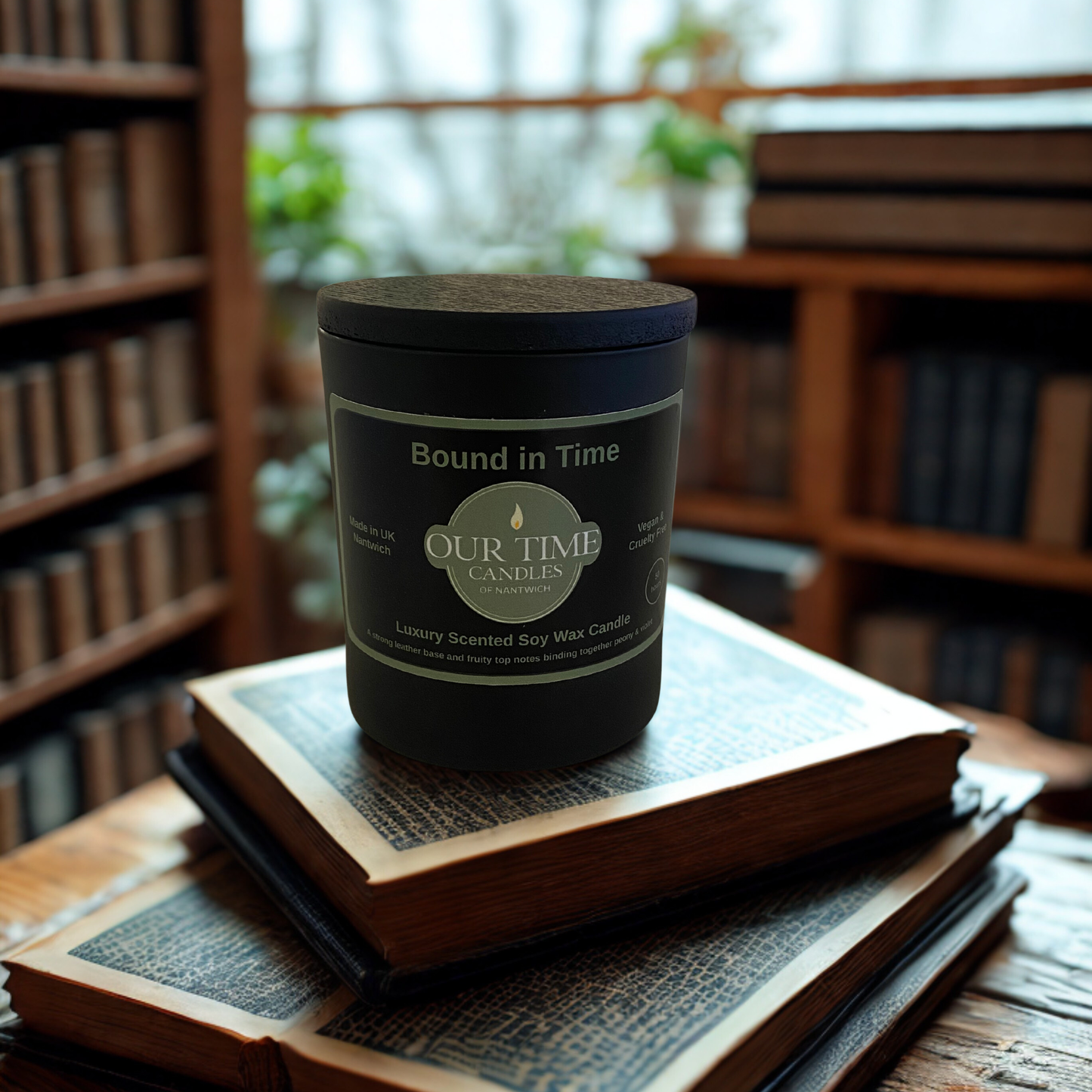 Bound in Time Large Wax Filled Candle