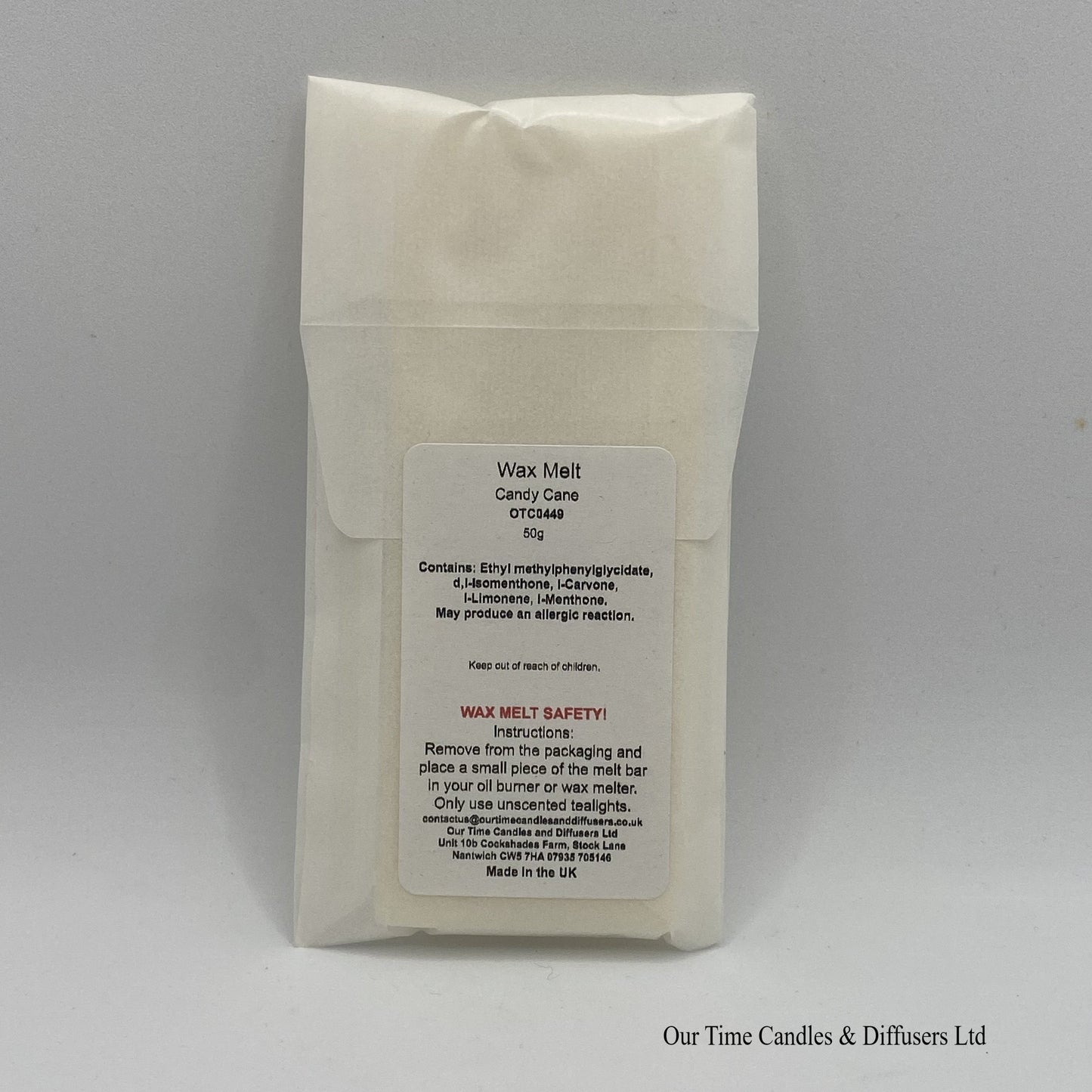 Candy Cane Christmas Wax Melts