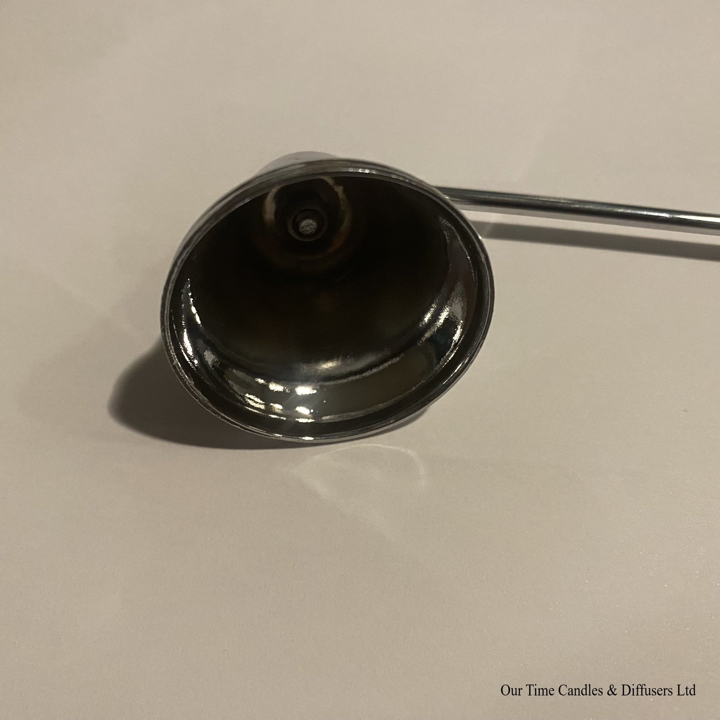 Silver candle snuffer