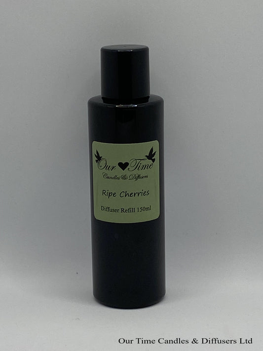 Reed Diffuser Refill 150ml in a black bottle with black screw cap