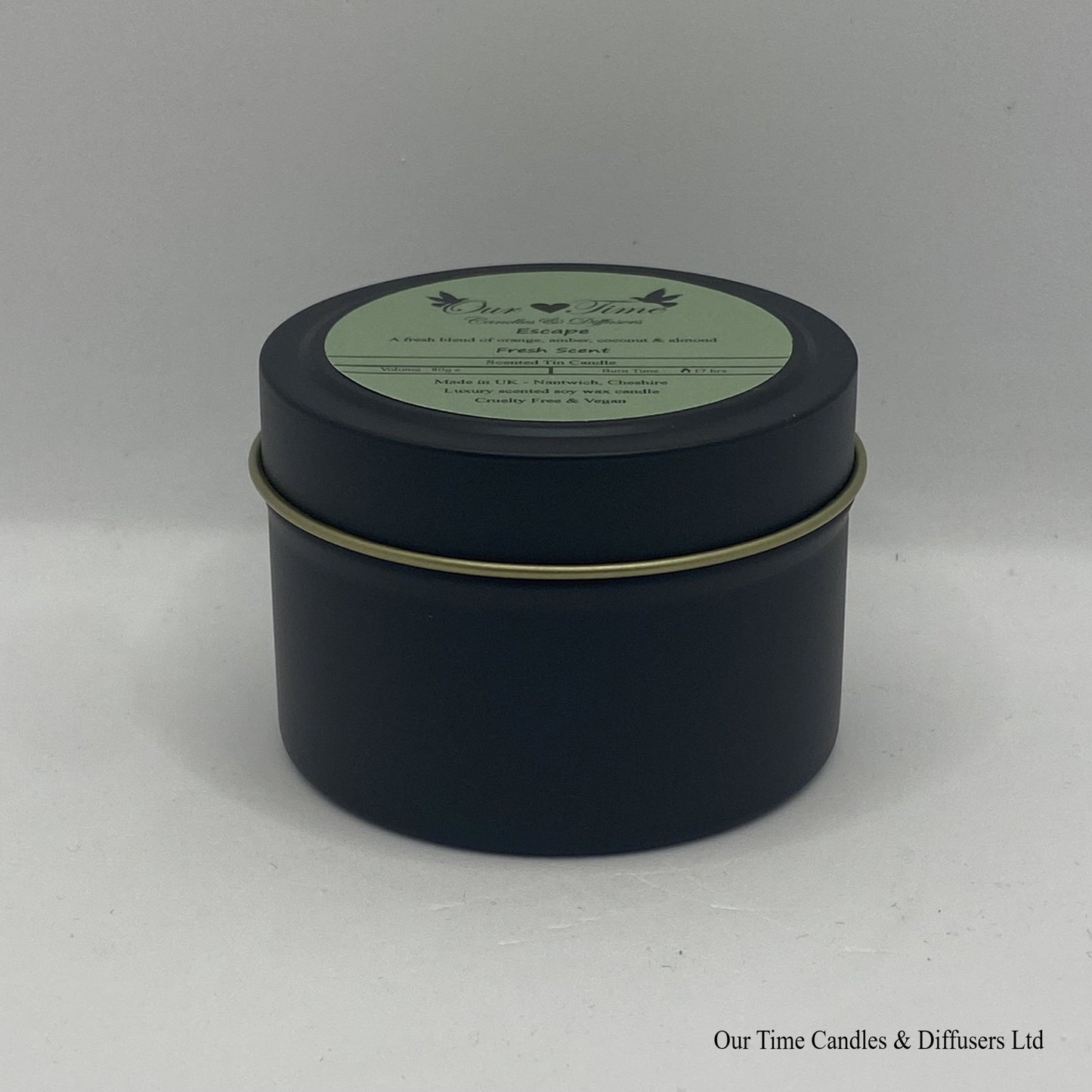 Escape Wax Filled Tin Scented Candle