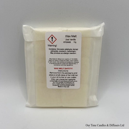 Scented Soy Wax Melt Cubes in a biodegradable bag. Vegan and cruelty free