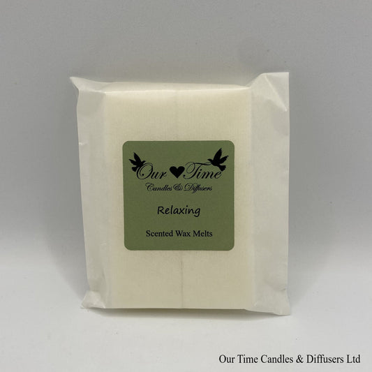 Scented Soy Wax Melt Cubes in a biodegradable bag. Vegan and cruelty free