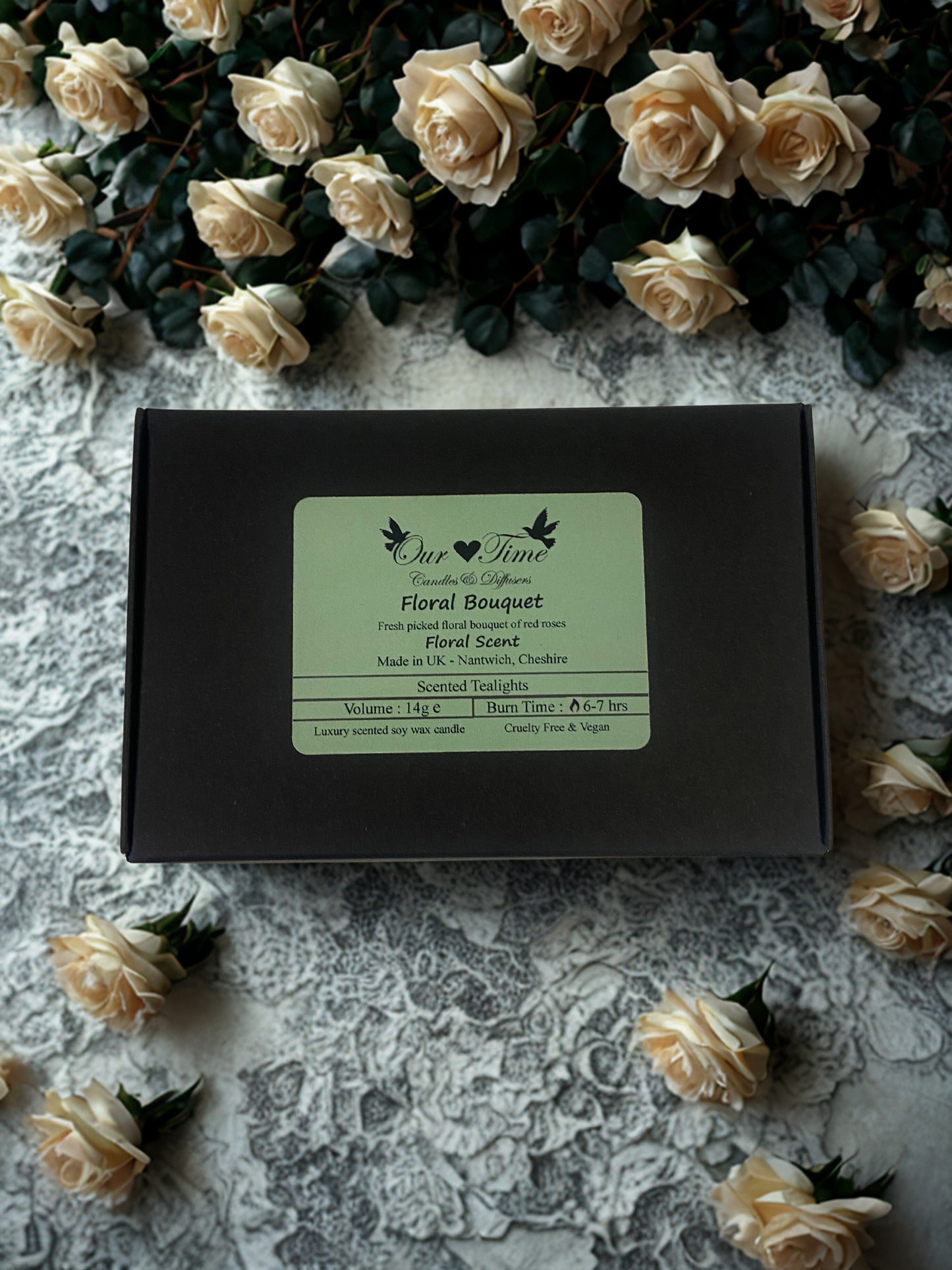 Floral Bouquet Scented Tealights bx/6