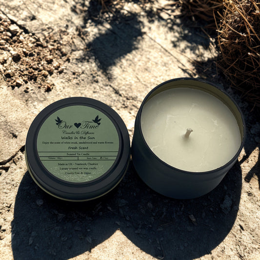 Walks in the Sun Wax Filled Tin Scented Candle