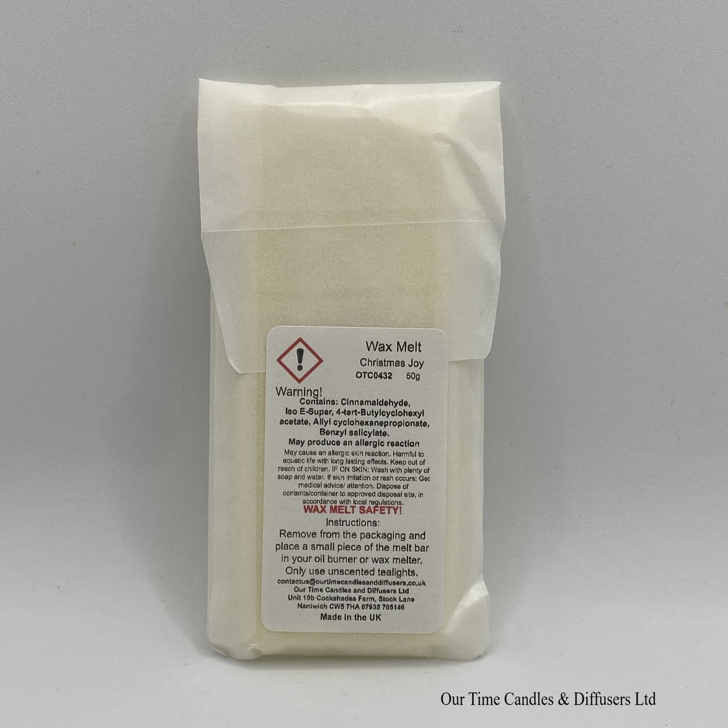 Christmas Joy Scented Soy Wax Melt