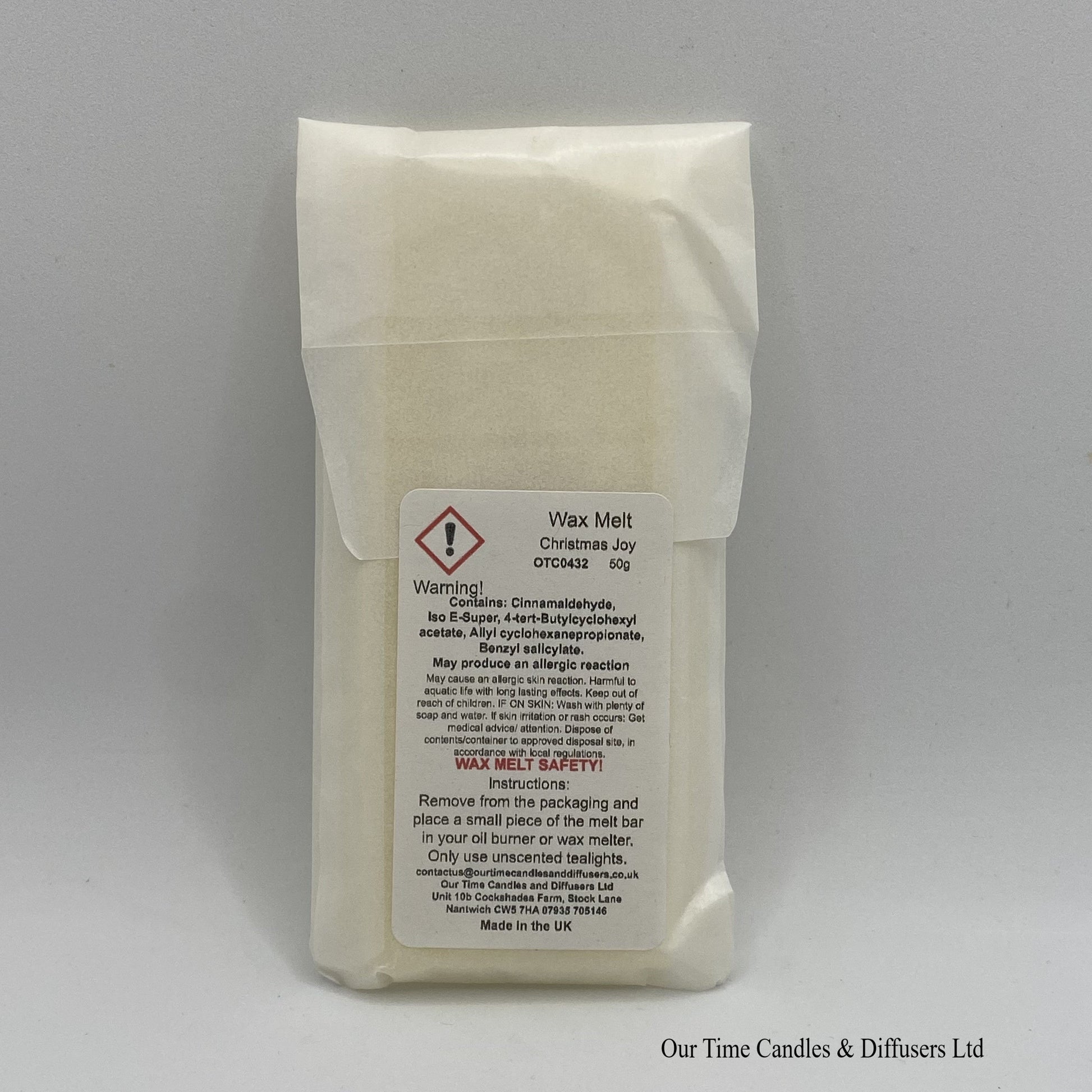 Christmas Joy Scented Soy Wax Melt