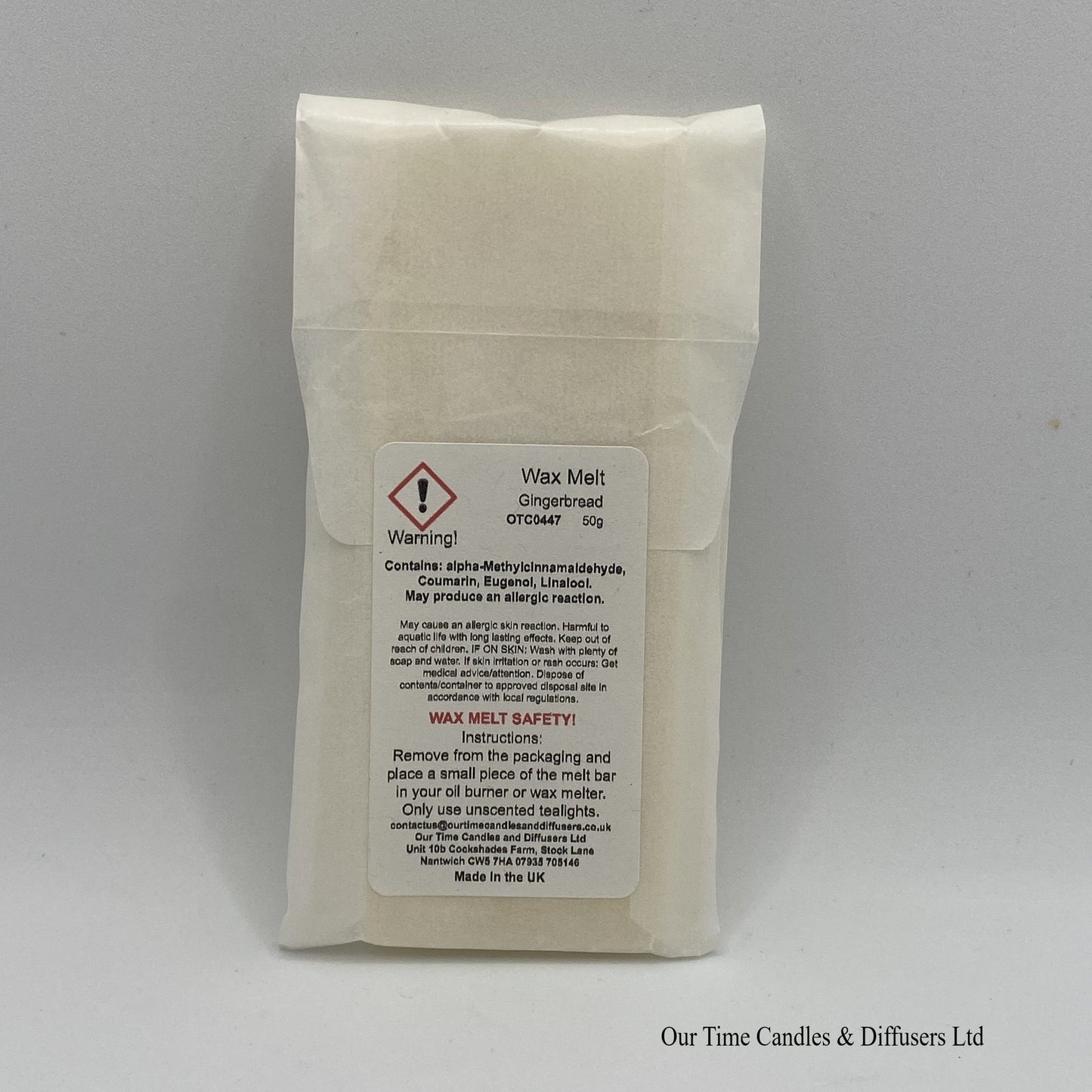 Gingerbread Christmas Scented Wax Melts