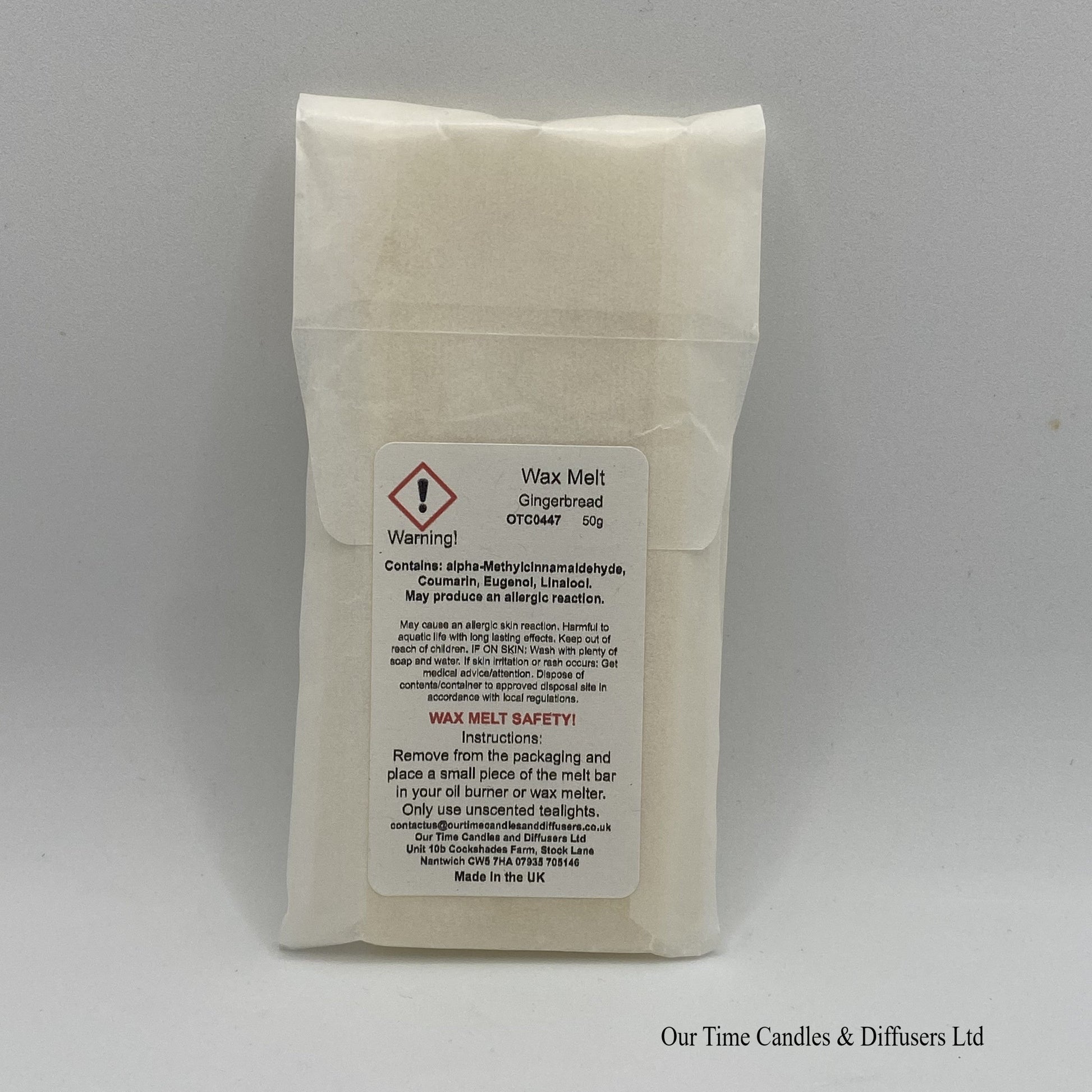 Gingerbread Christmas Scented Wax Melts