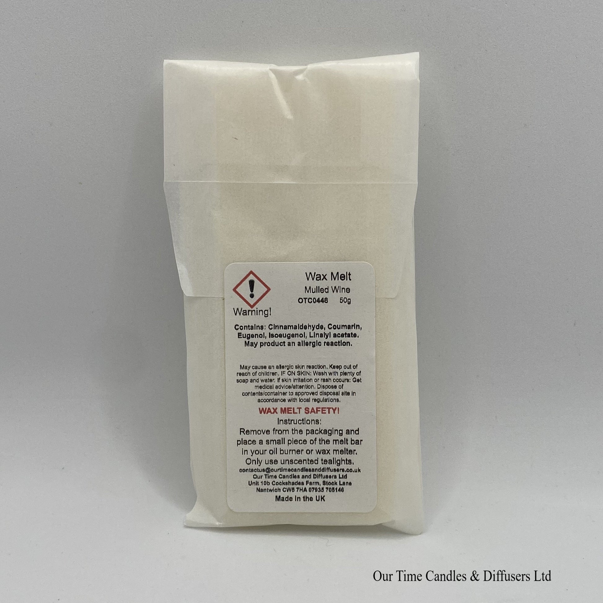 Mulled Wine Christmas Wax Melts