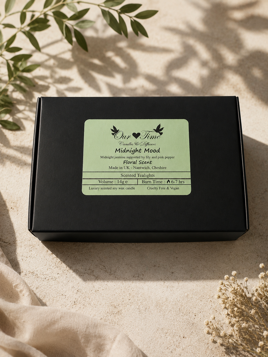 Midnight Mood Scented Tealights bx/6