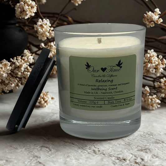 Relaxing Large Wax Filled Candle