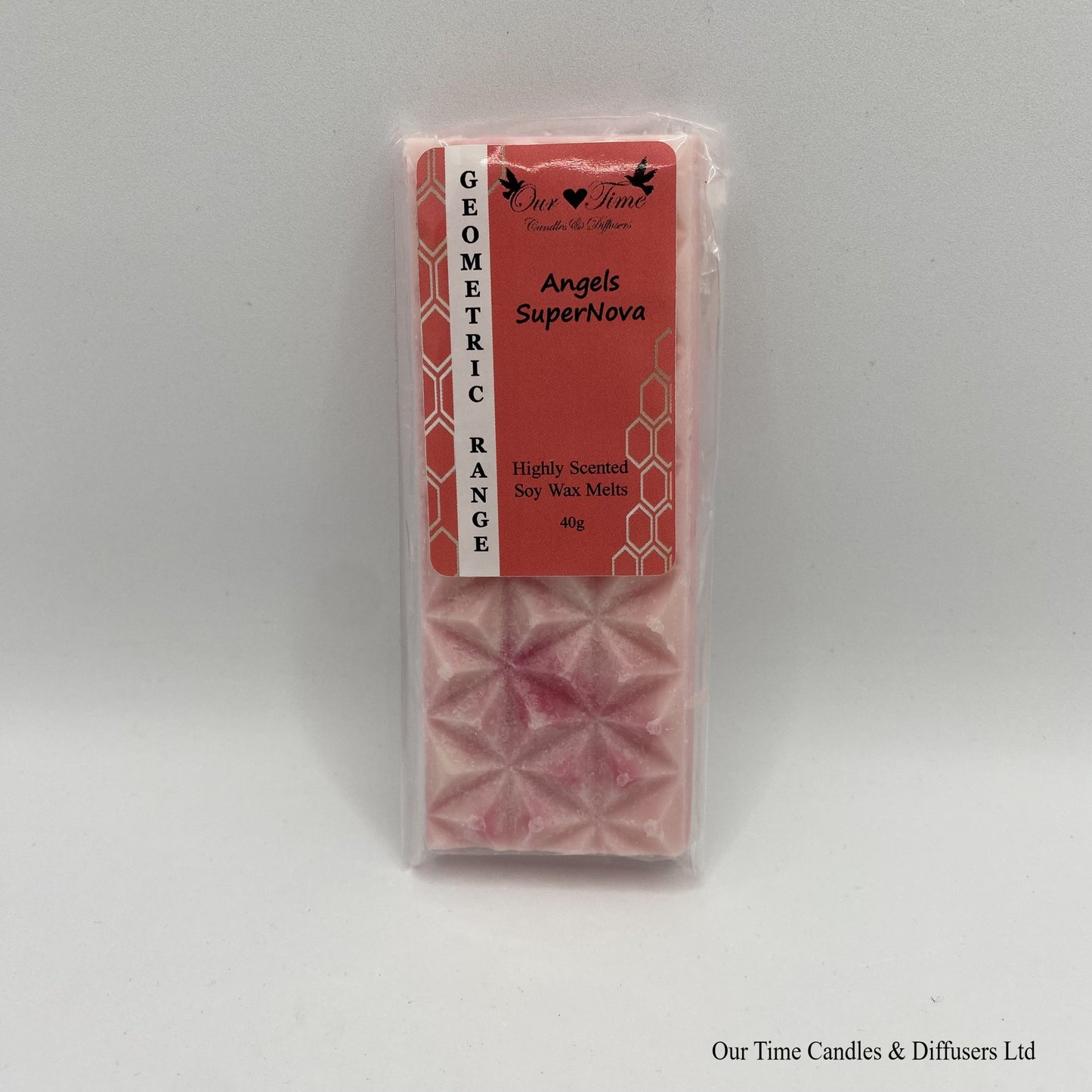 Angels Supernova inspired geometric wax melt