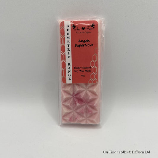 Angels Supernova inspired geometric wax melt