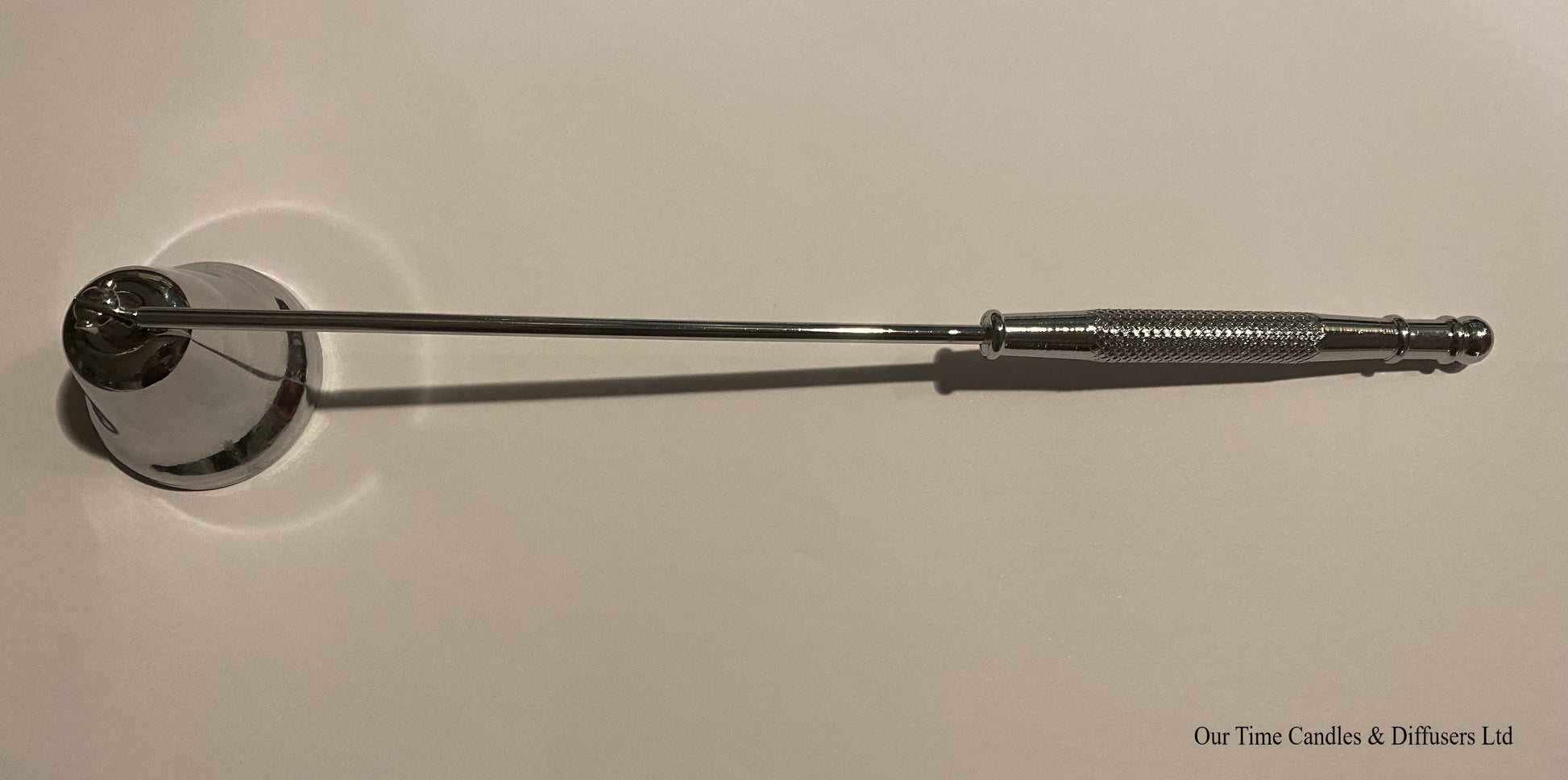 Silver candle snuffer