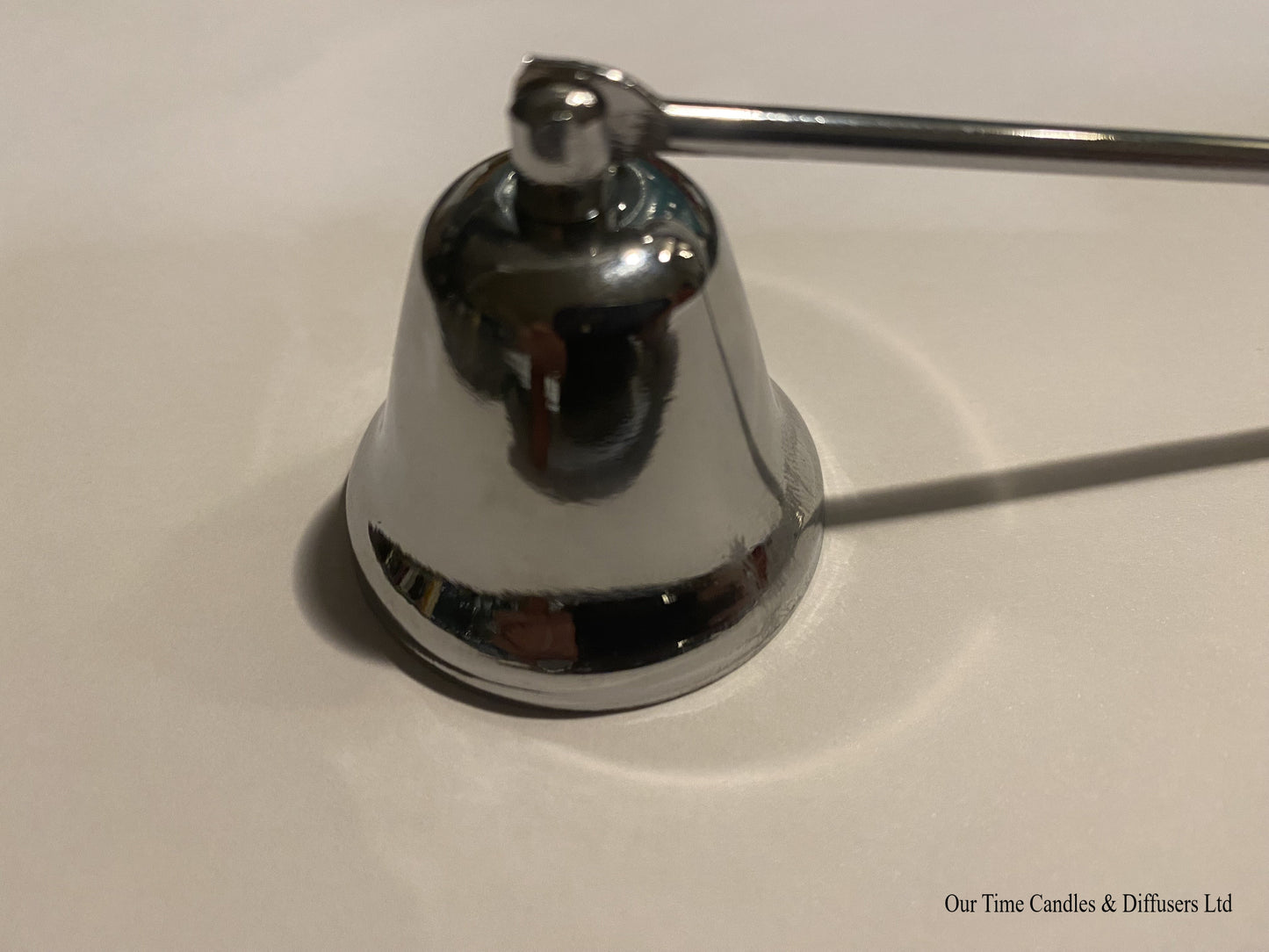 Silver candle snuffer