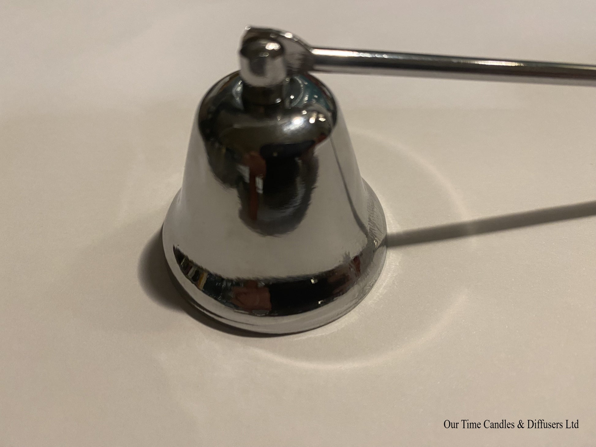 Silver candle snuffer