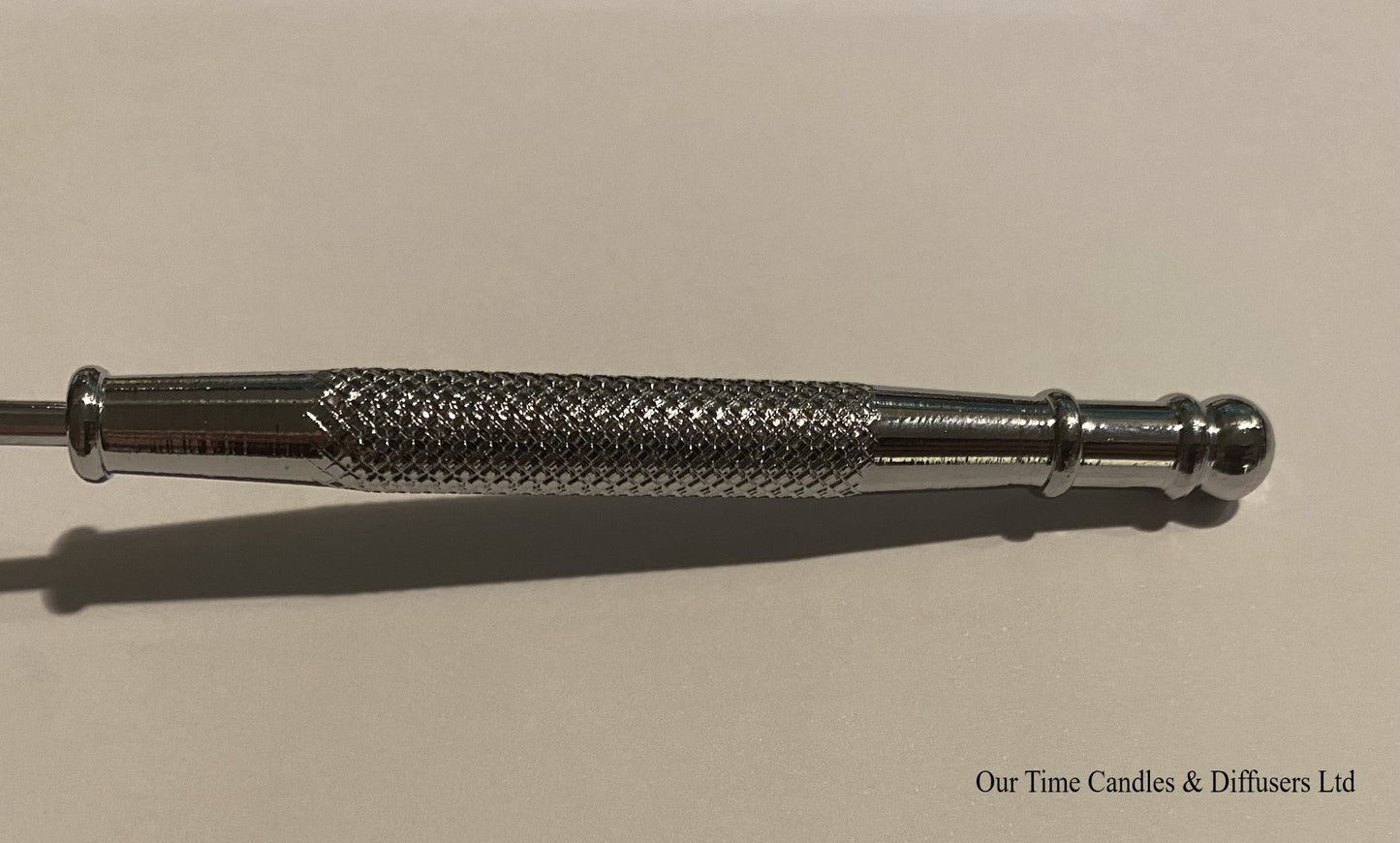 Silver candle snuffer