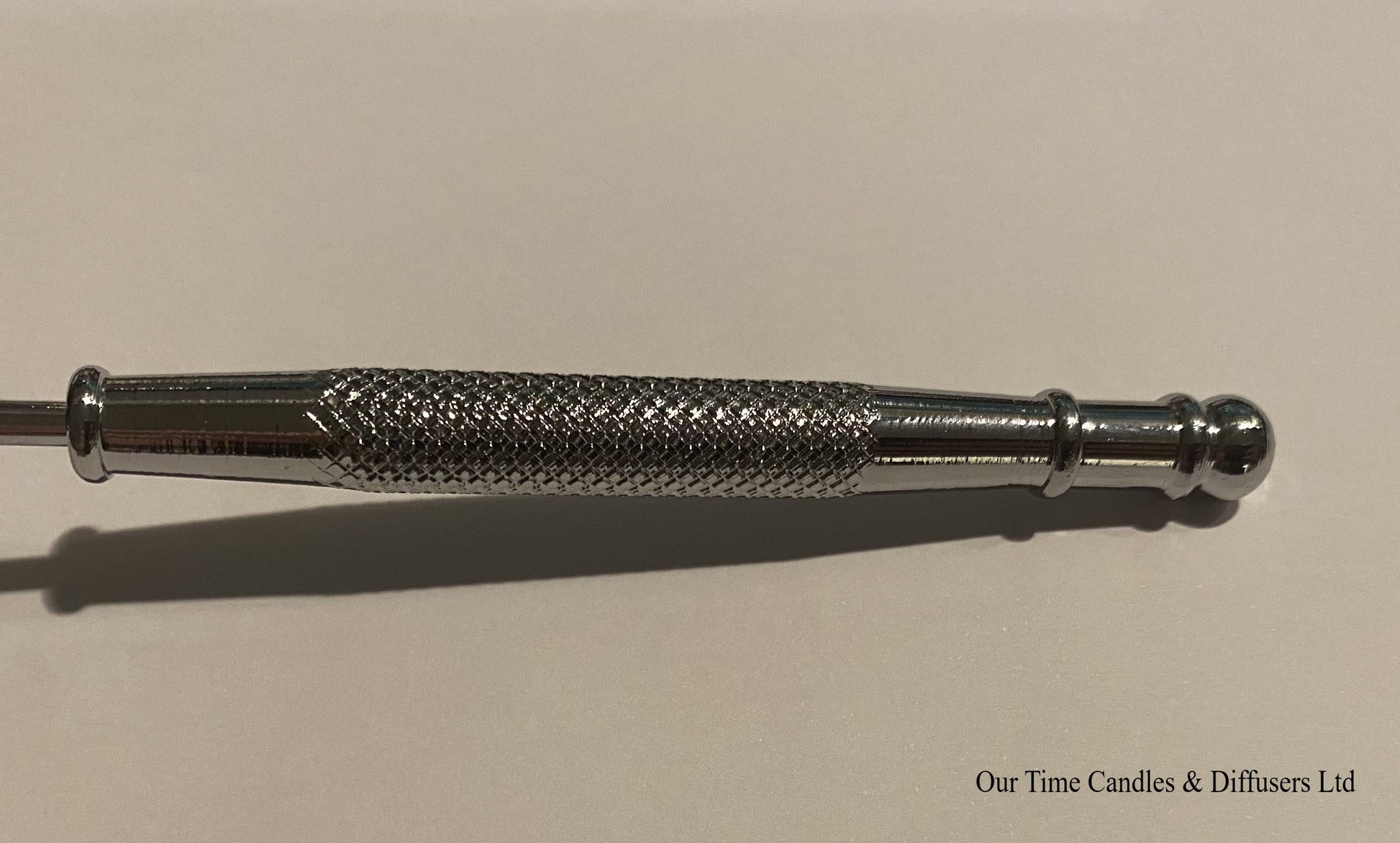 Silver candle snuffer