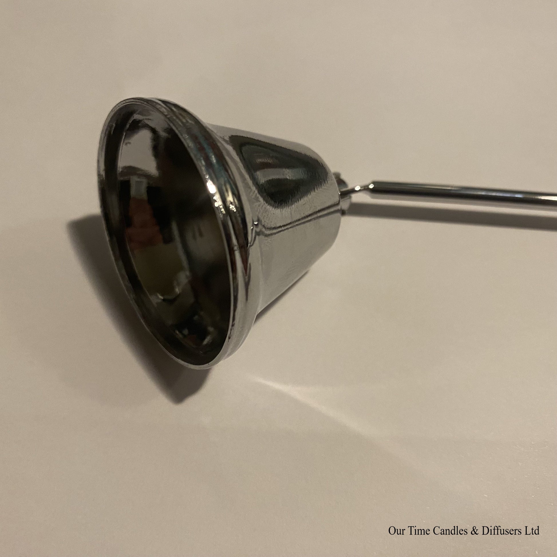 Silver candle snuffer