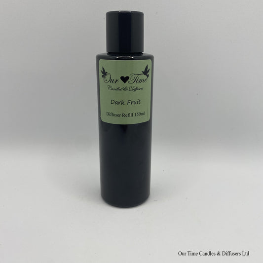 Reed Diffuser Refill 150ml in a black bottle with black screw cap