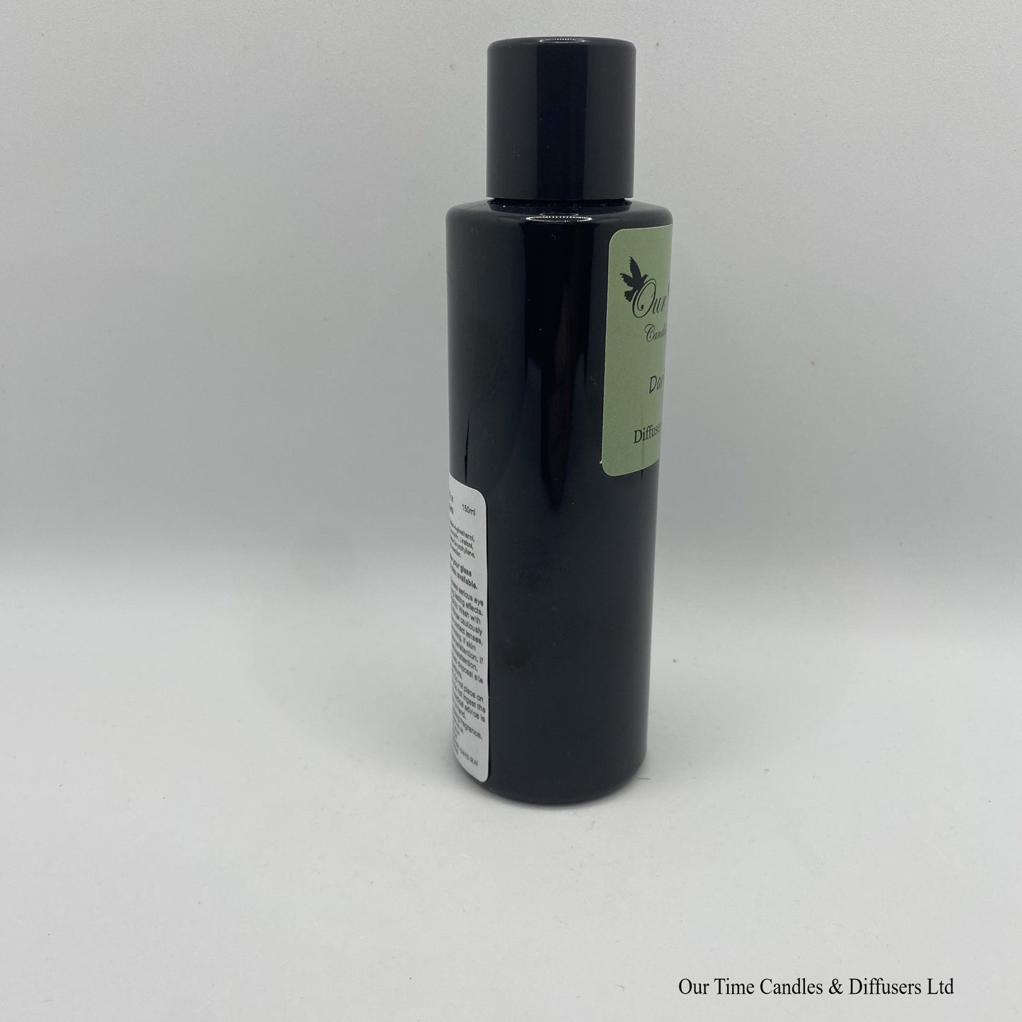 Reed Diffuser Refill 150ml in a black bottle with black screw cap