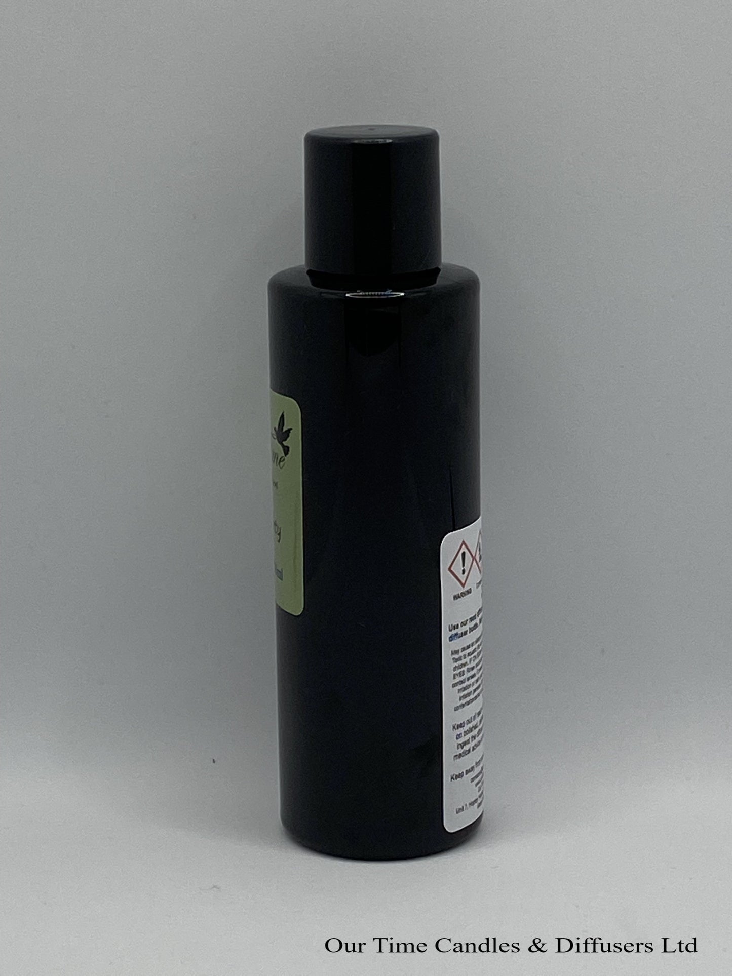 Reed Diffuser Refill 150ml in a black bottle with black screw cap