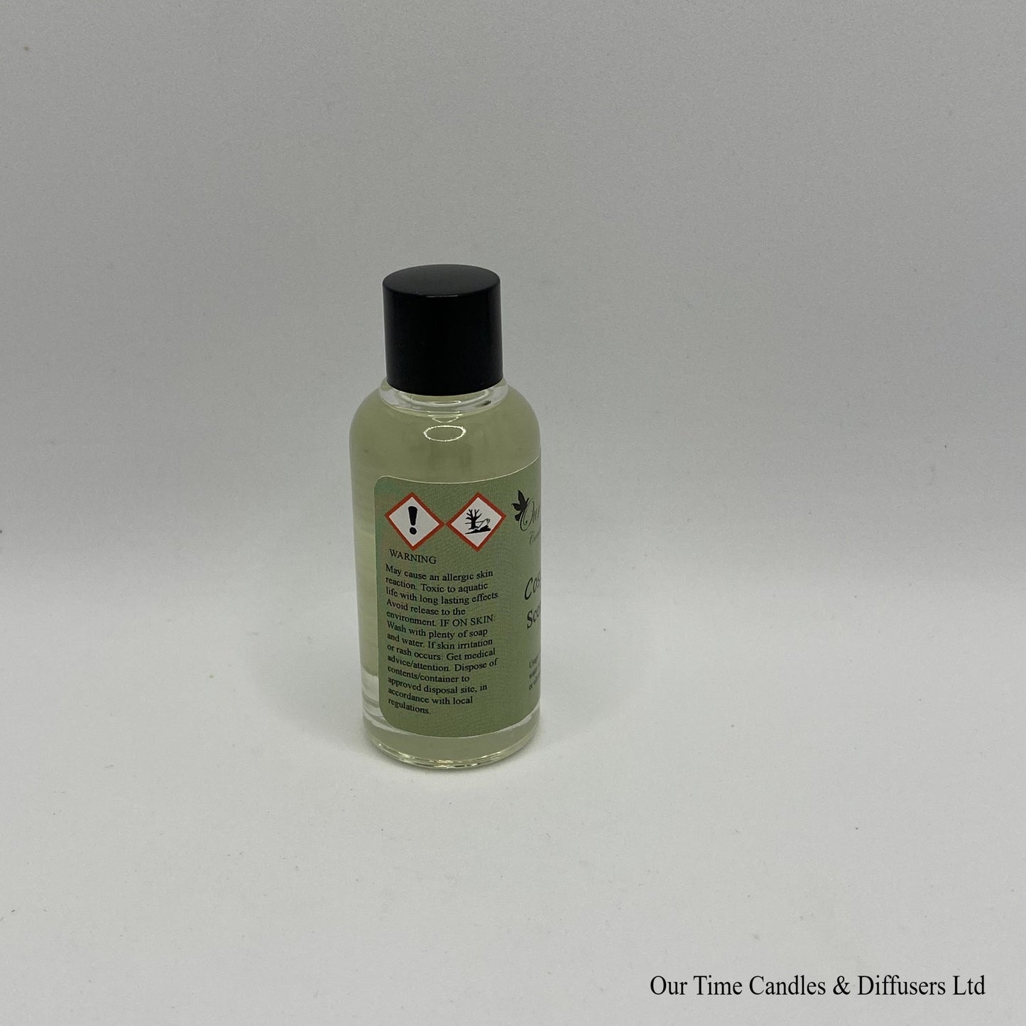 Scented Oil 15ml in clear bottle with black screw cap