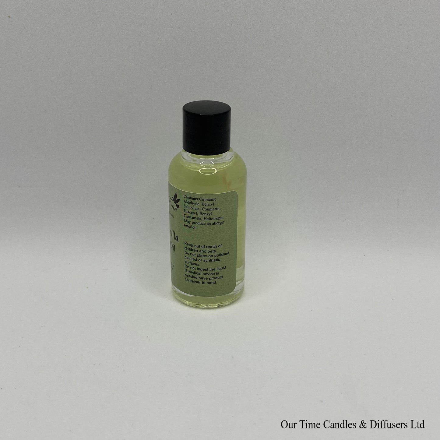 Scented Oil 15ml in clear bottle with black screw cap