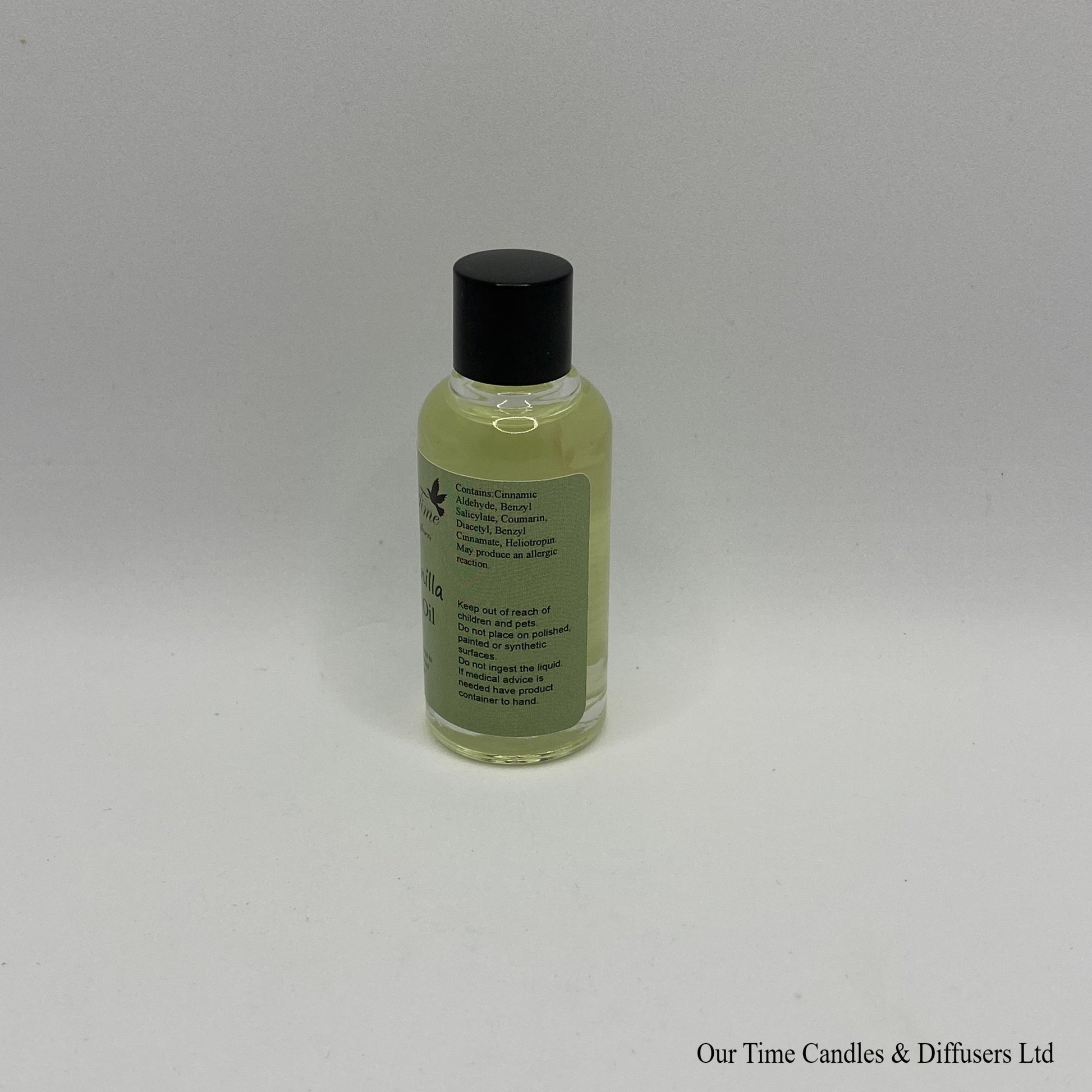 Scented Oil 15ml in clear bottle with black screw cap