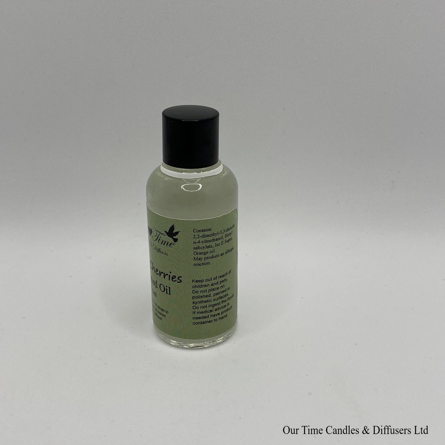 Scented Oil 15ml in clear bottle with black screw cap