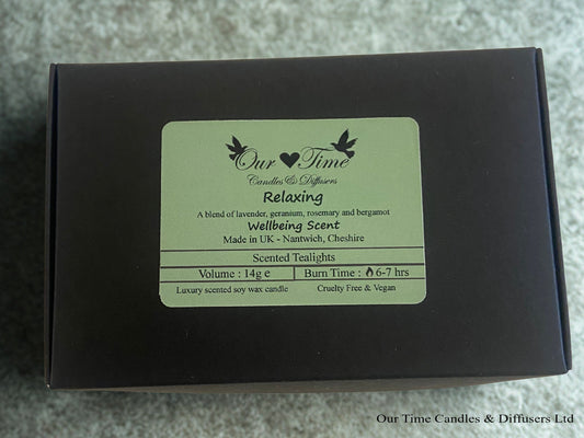 Relaxing Scented Tealights bx/6