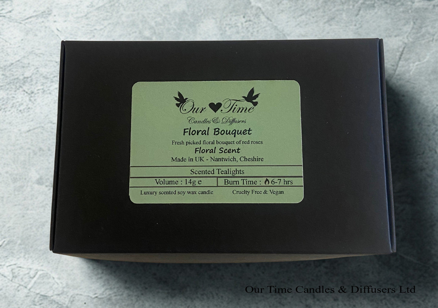 Floral Bouquet Scented Tealights bx/6