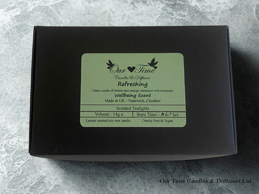 Refreshing Scented Tealights bx/6