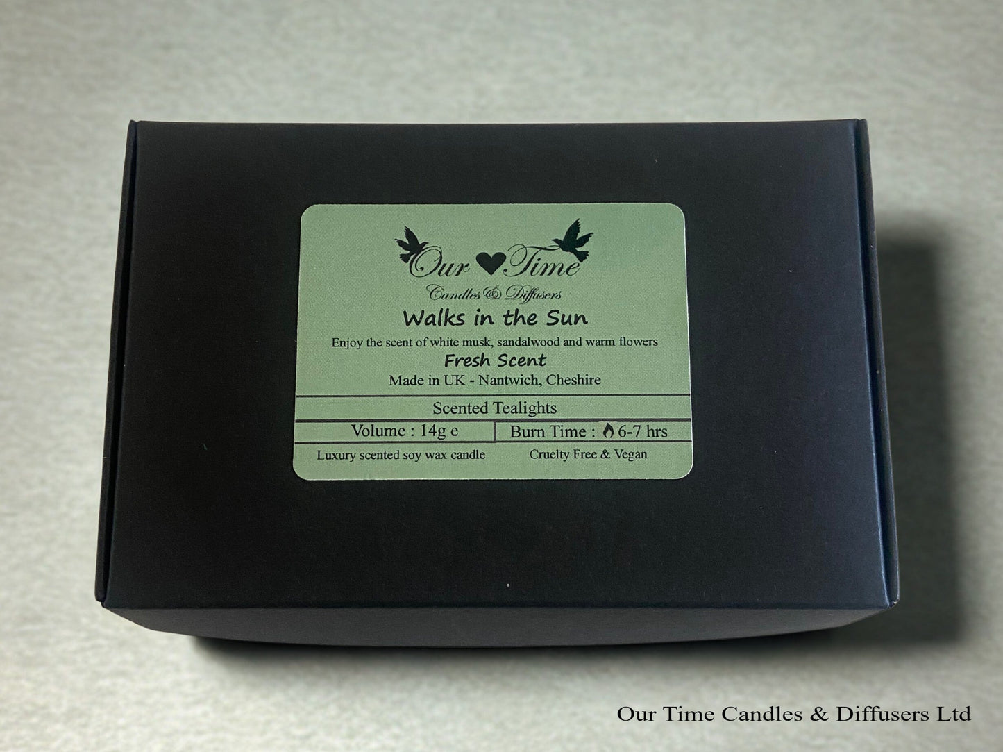 Walks in the Sun Scented Tealights bx/6