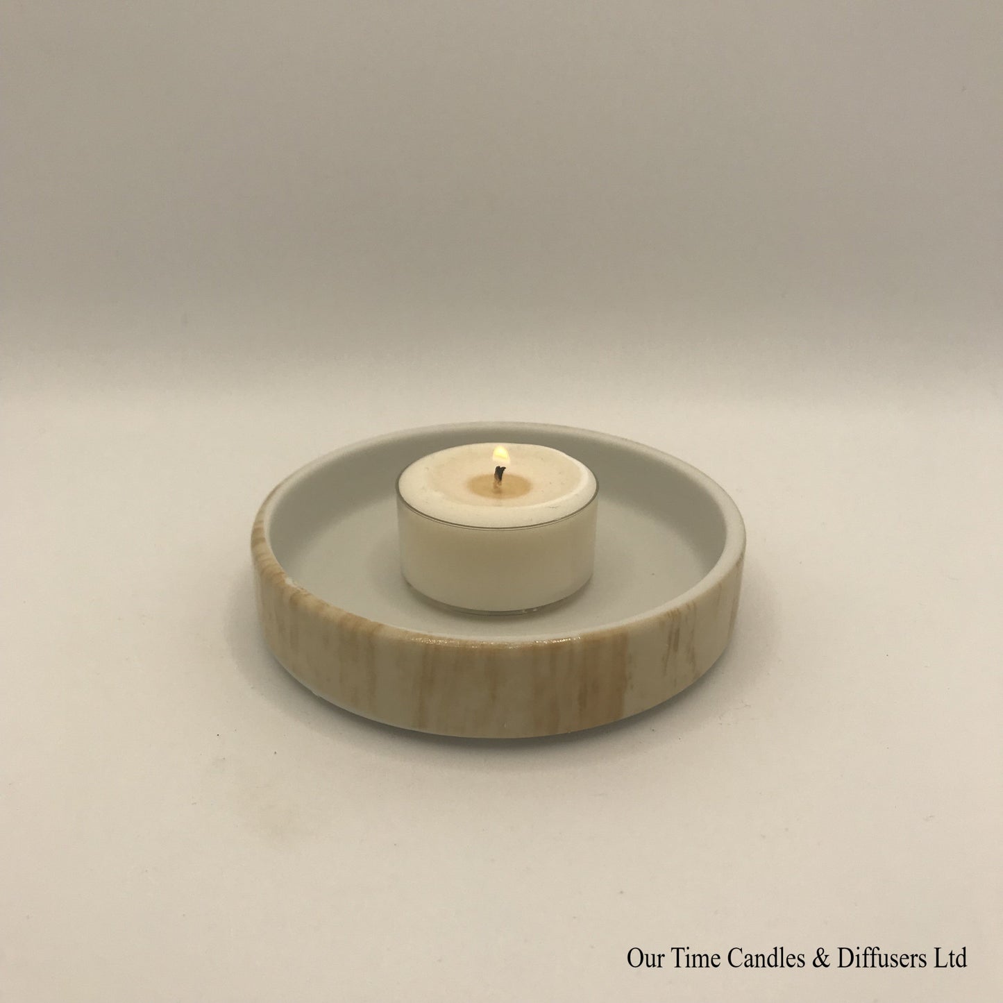Wax Melt Burner base with unscented tea light