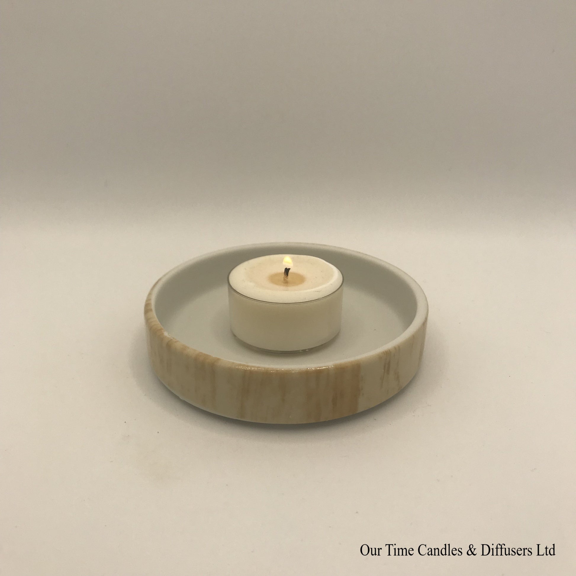 Wax Melt Burner base with unscented tea light