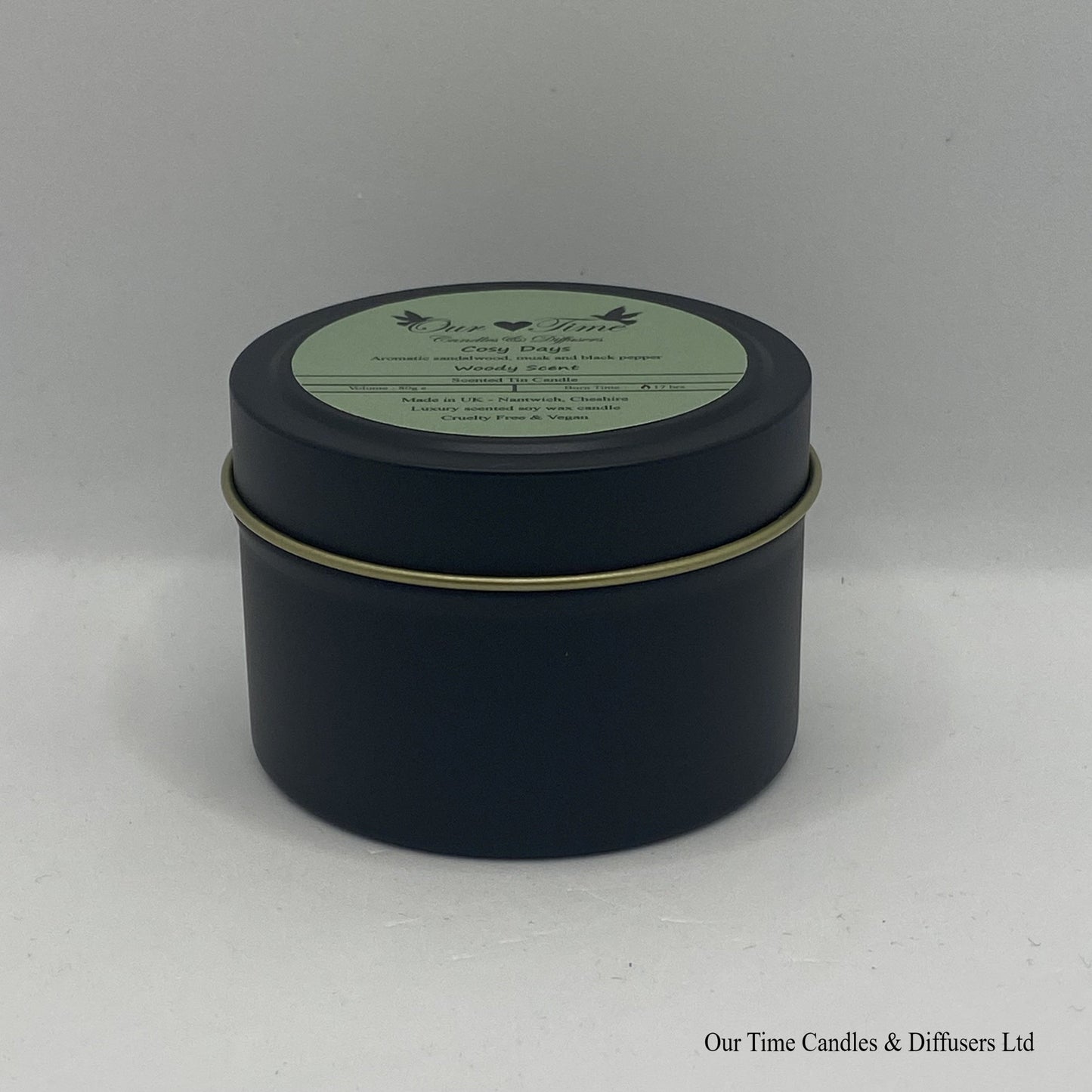 Cosy Days Wax Filled Tin Scented Candle