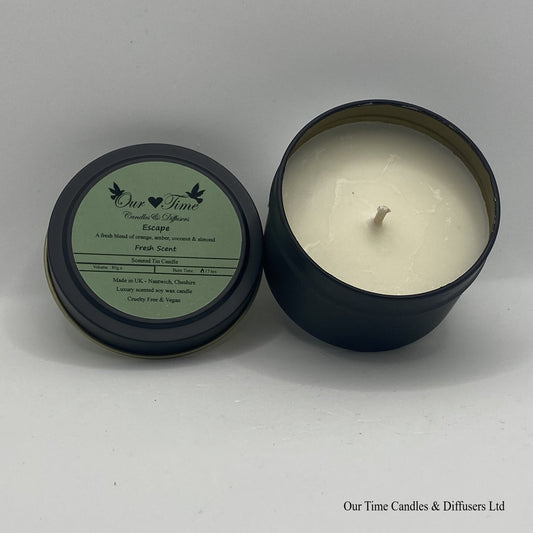 Escape Wax Filled Tin Scented Candle