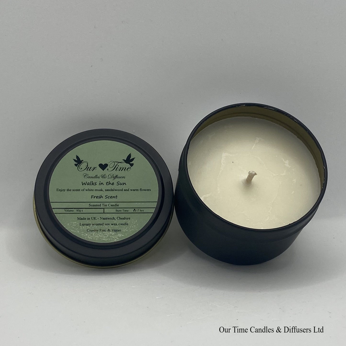 Walks in the Sun Wax Filled Tin Scented Candle