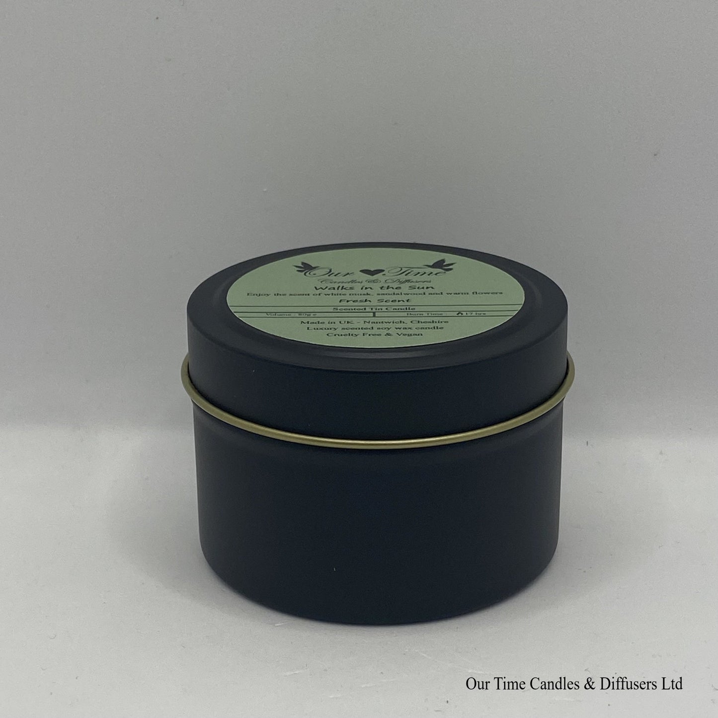 Walks in the Sun Wax Filled Tin Scented Candle