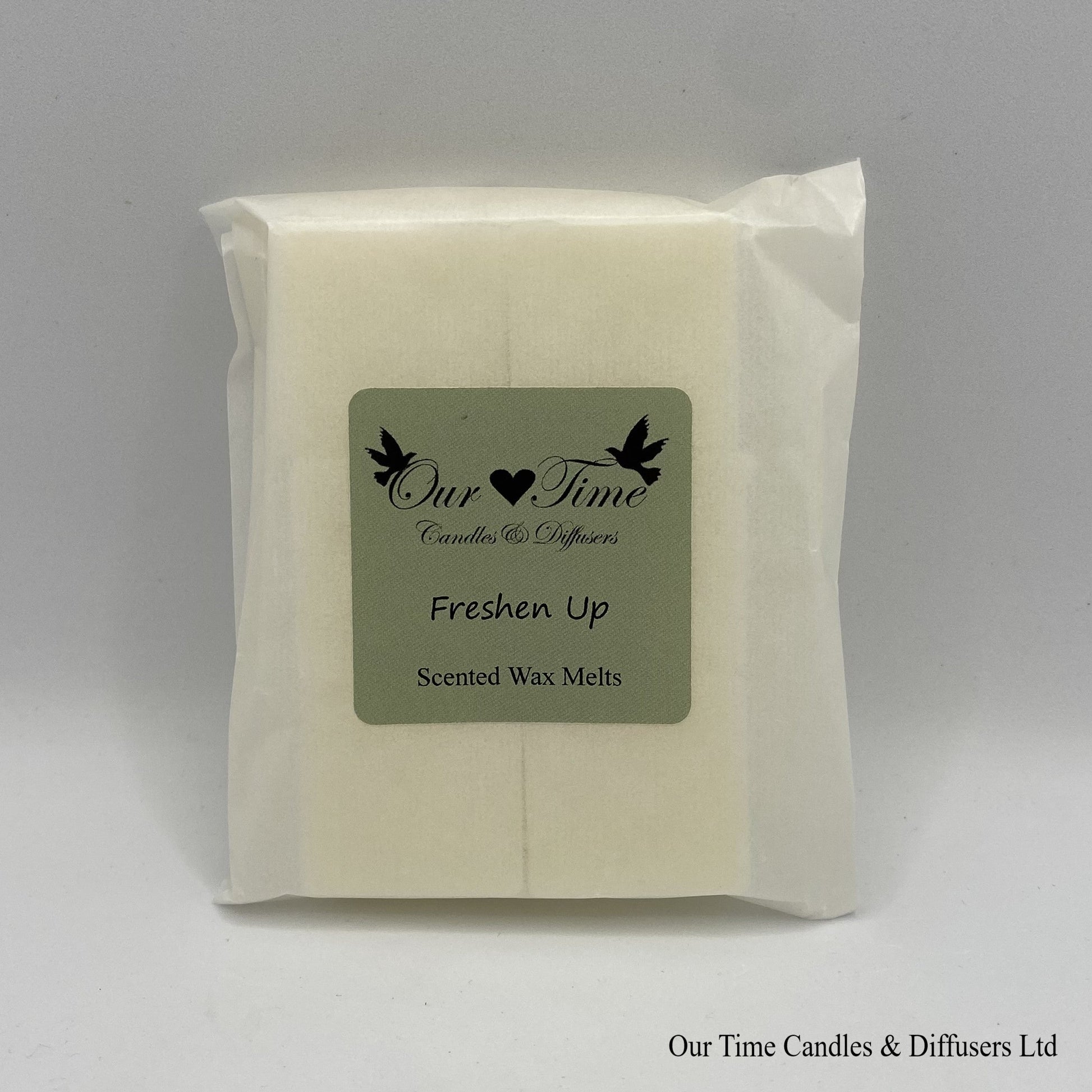 Scented Soy Wax Melt Cubes in a biodegradable bag. Vegan and cruelty free