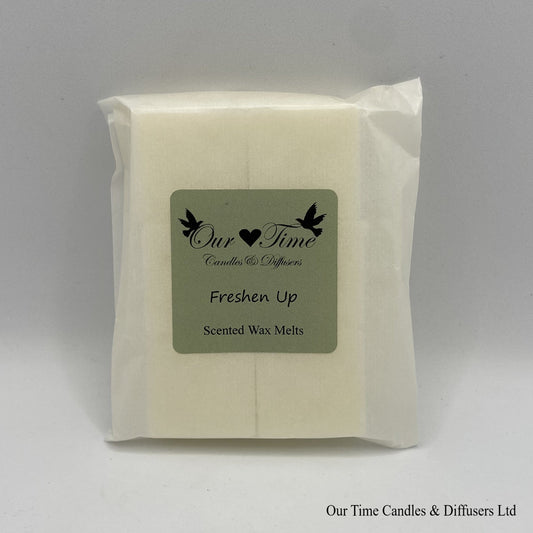 Scented Soy Wax Melt Cubes in a biodegradable bag. Vegan and cruelty free