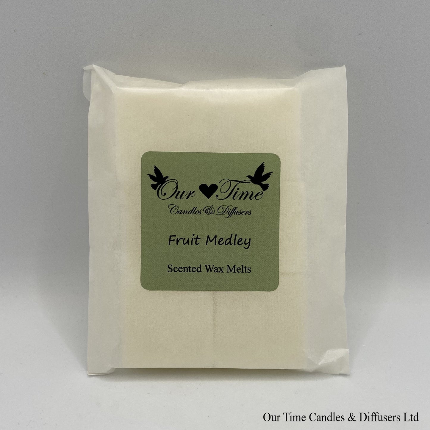 Scented Soy Wax Melt Cubes in a biodegradable bag. Vegan and cruelty free