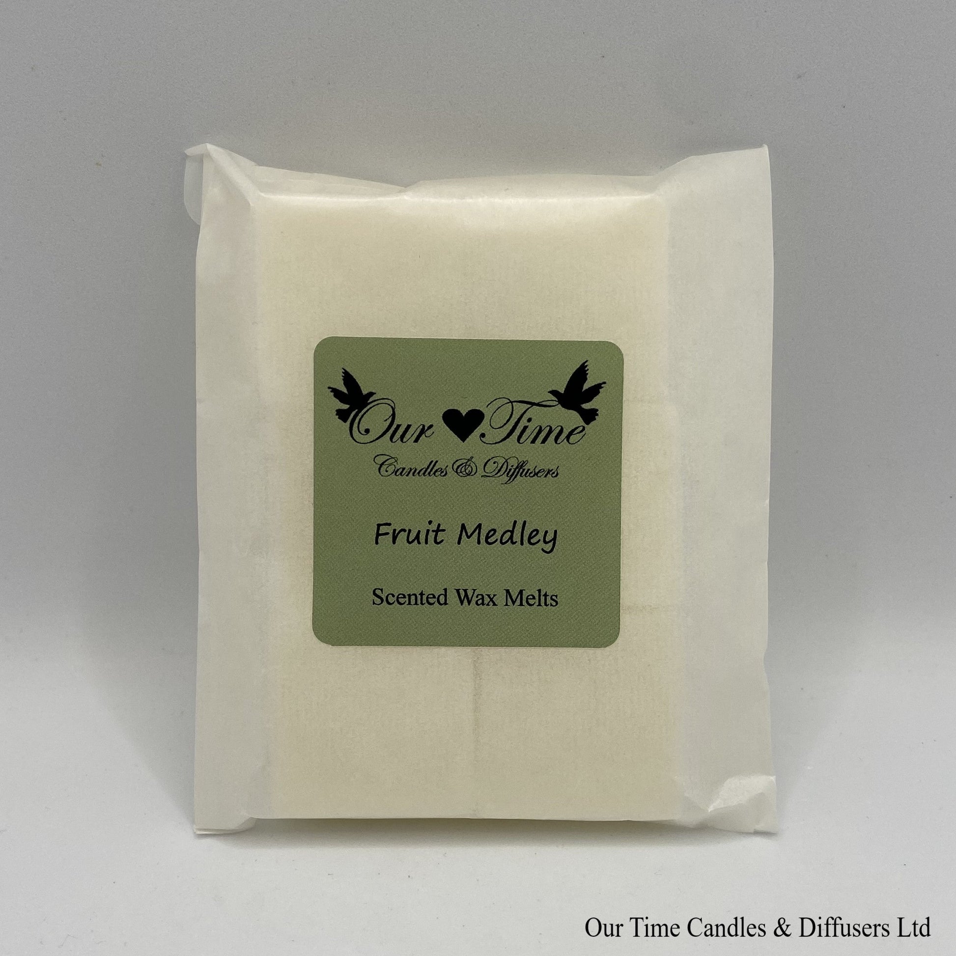 Scented Soy Wax Melt Cubes in a biodegradable bag. Vegan and cruelty free