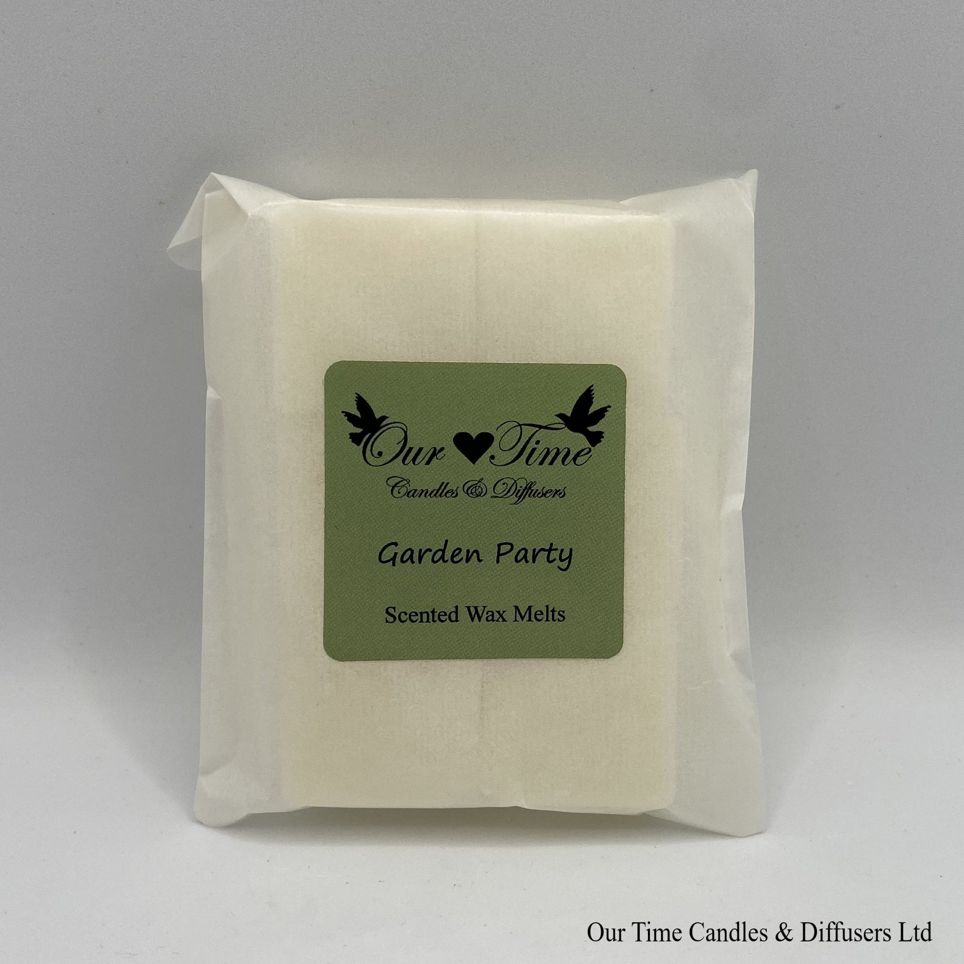 Scented Soy Wax Melt Cubes in a biodegradable bag. Vegan and cruelty free