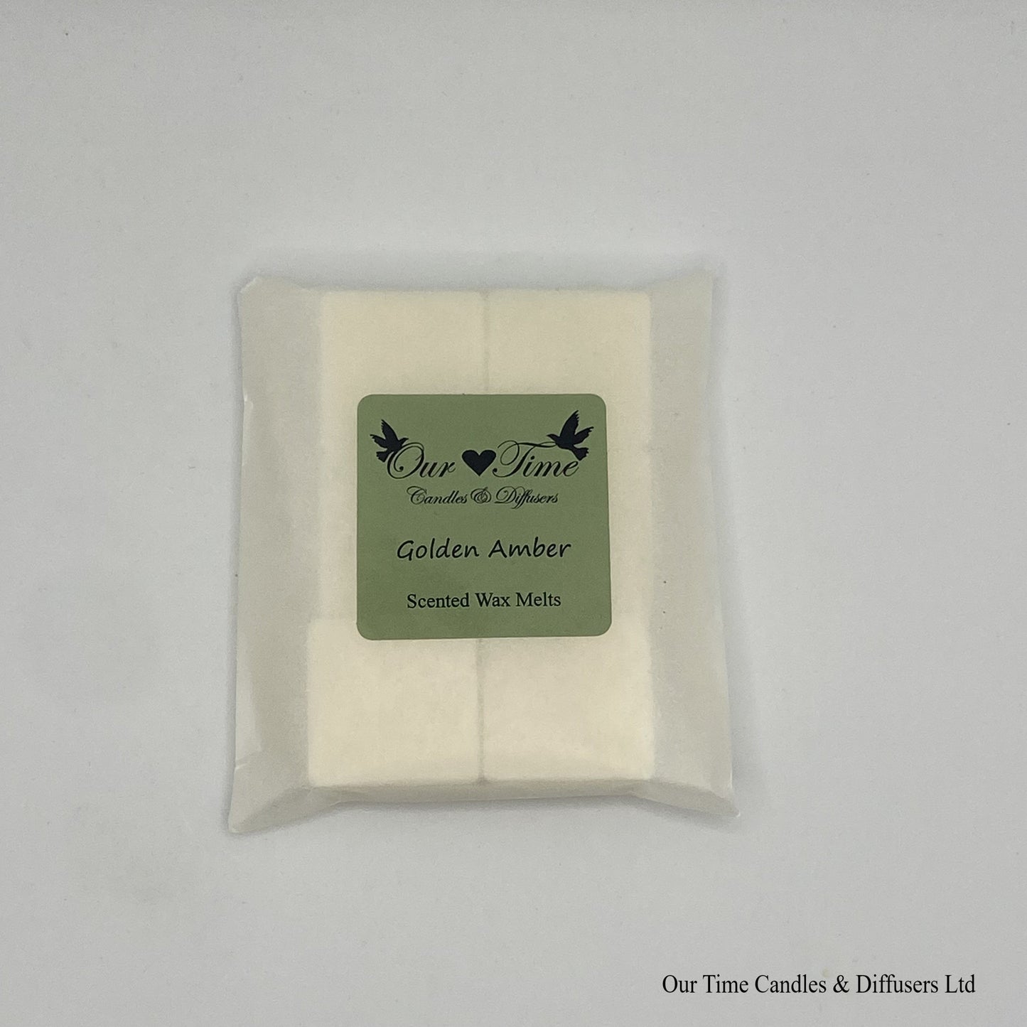 Scented Soy Wax Melt Cubes in a biodegradable bag. Vegan and cruelty free
