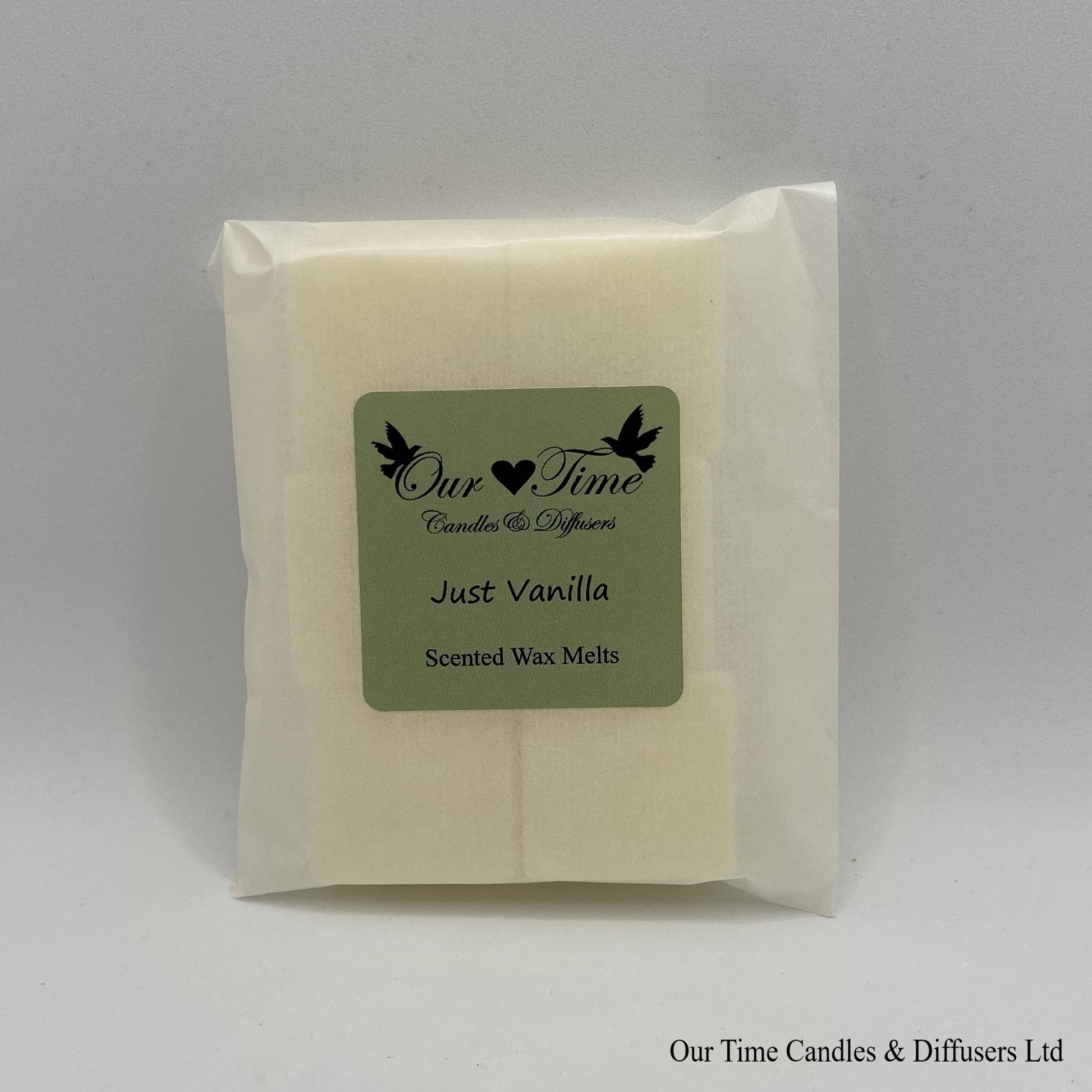 Scented Soy Wax Melt Cubes in a biodegradable bag. Vegan and cruelty free