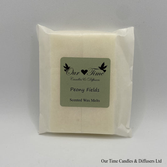 Scented Soy Wax Melt Cubes in a biodegradable bag. Vegan and cruelty free