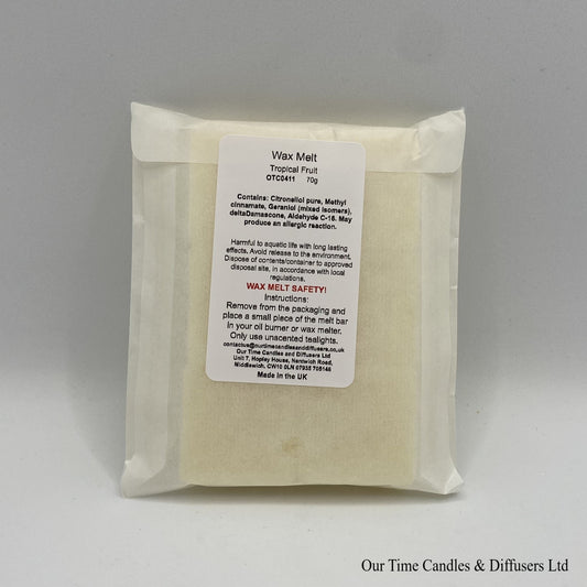 Scented Soy Wax Melt Cubes in a biodegradable bag. Vegan and cruelty free